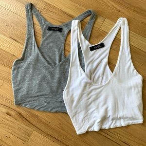 ANGL crop top tank tops- 2 for 1